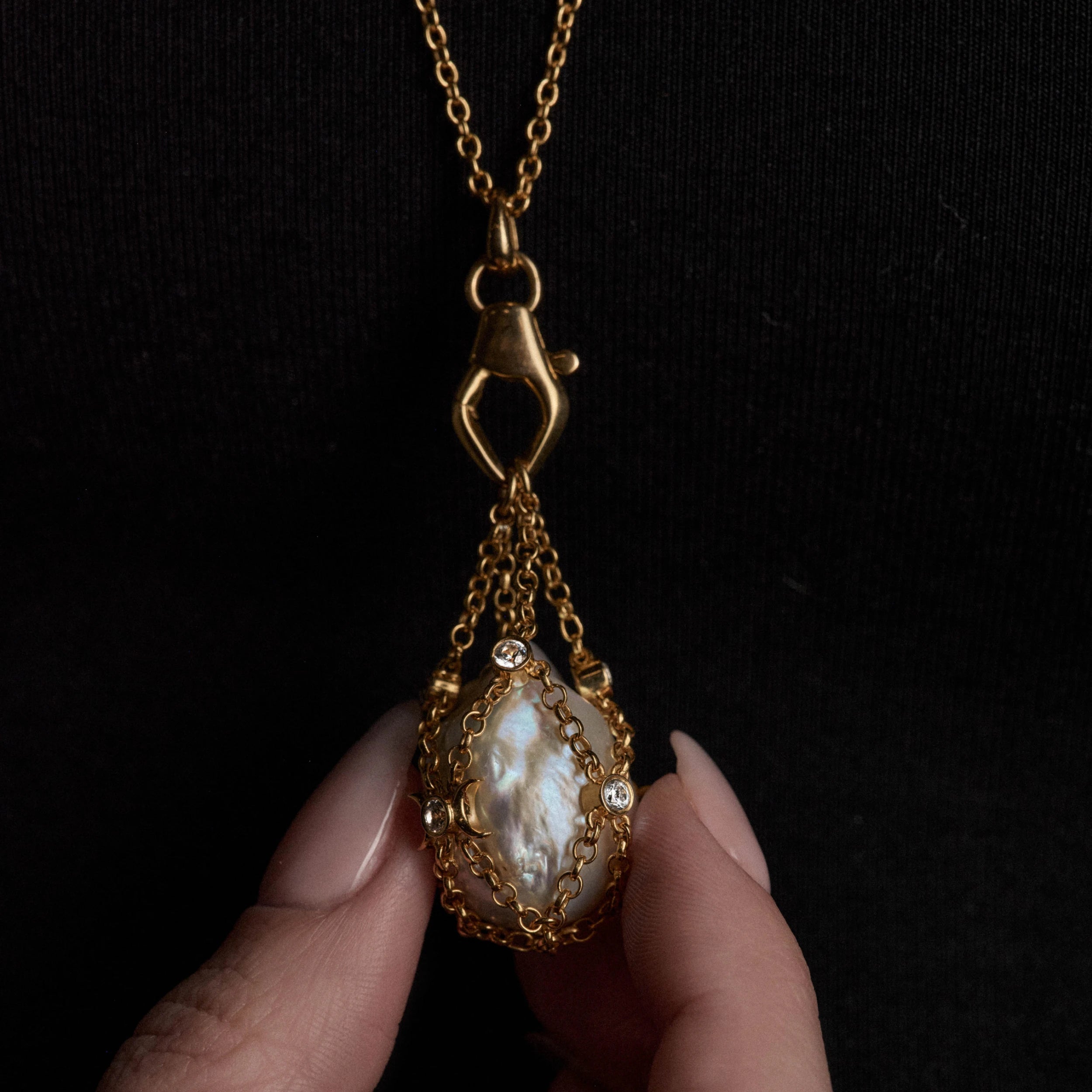 Awe Inspired Necklaces Wishing Stone Collector Chain Necklace