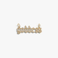 Awe Inspired Pendants 14K Gold Vermeil Gothic Goddess Nameplate