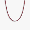 Awe Inspired Necklaces Red Onyx Aura Gemstone Layering Necklace