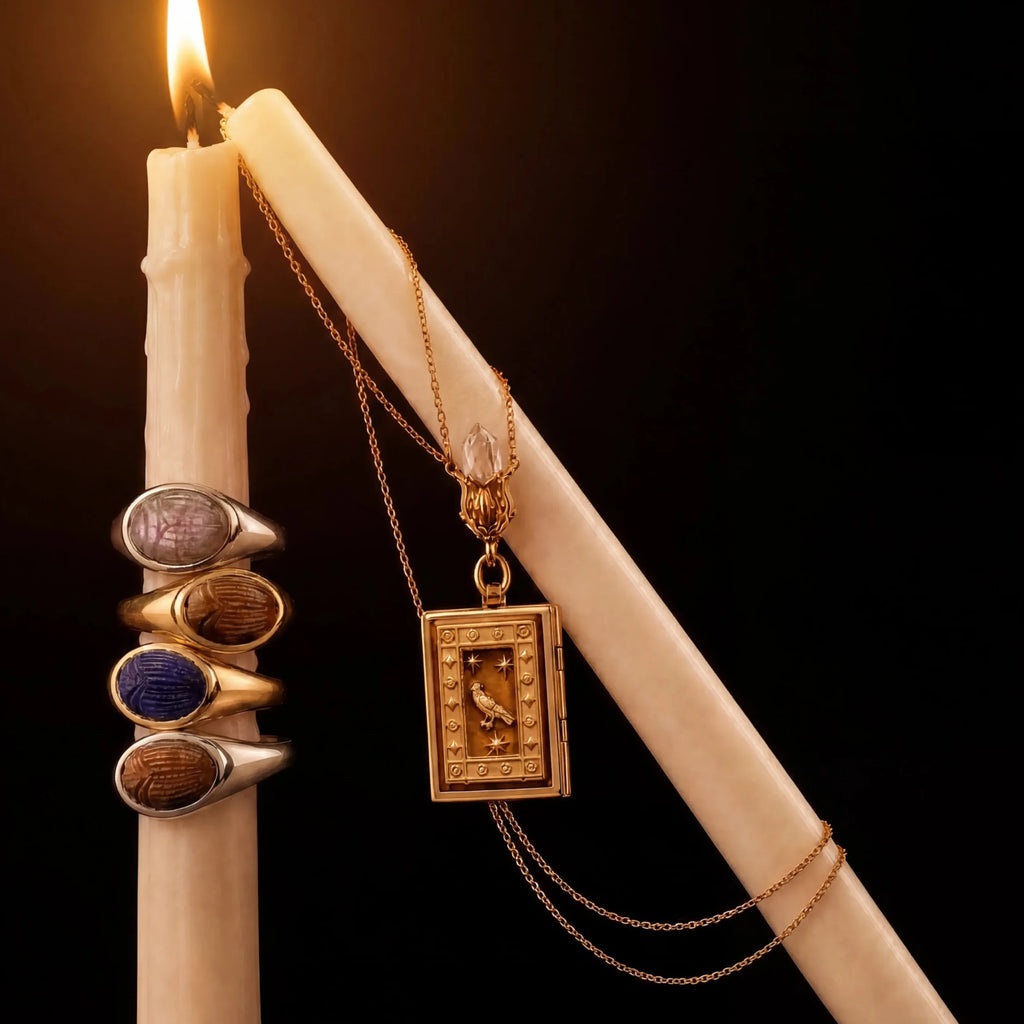 Awe Inspired Pendants Book of the Raven Locket