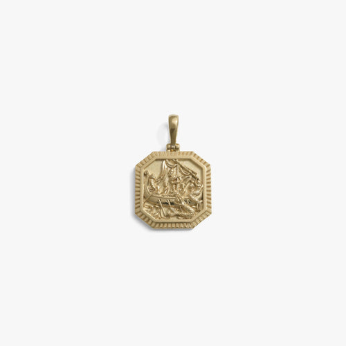Awe Inspired Pendants 14K Gold Vermeil Odysseus & The Sirens Pendant