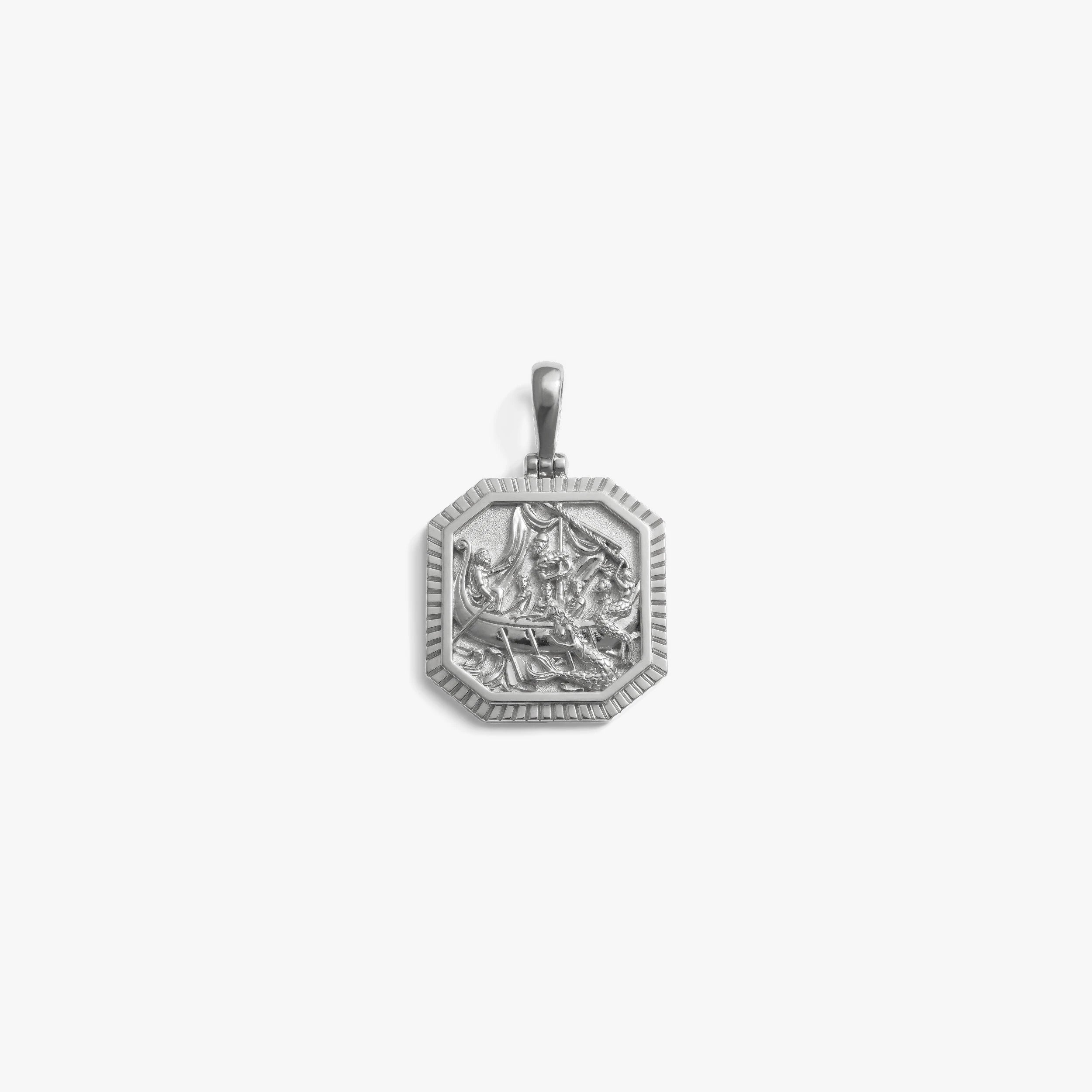 Awe Inspired Pendants 925 Sterling Silver Odysseus & The Sirens Pendant