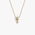 Awe Inspired Necklaces 14K Gold Vermeil Belladonna Crystal Collector Necklace