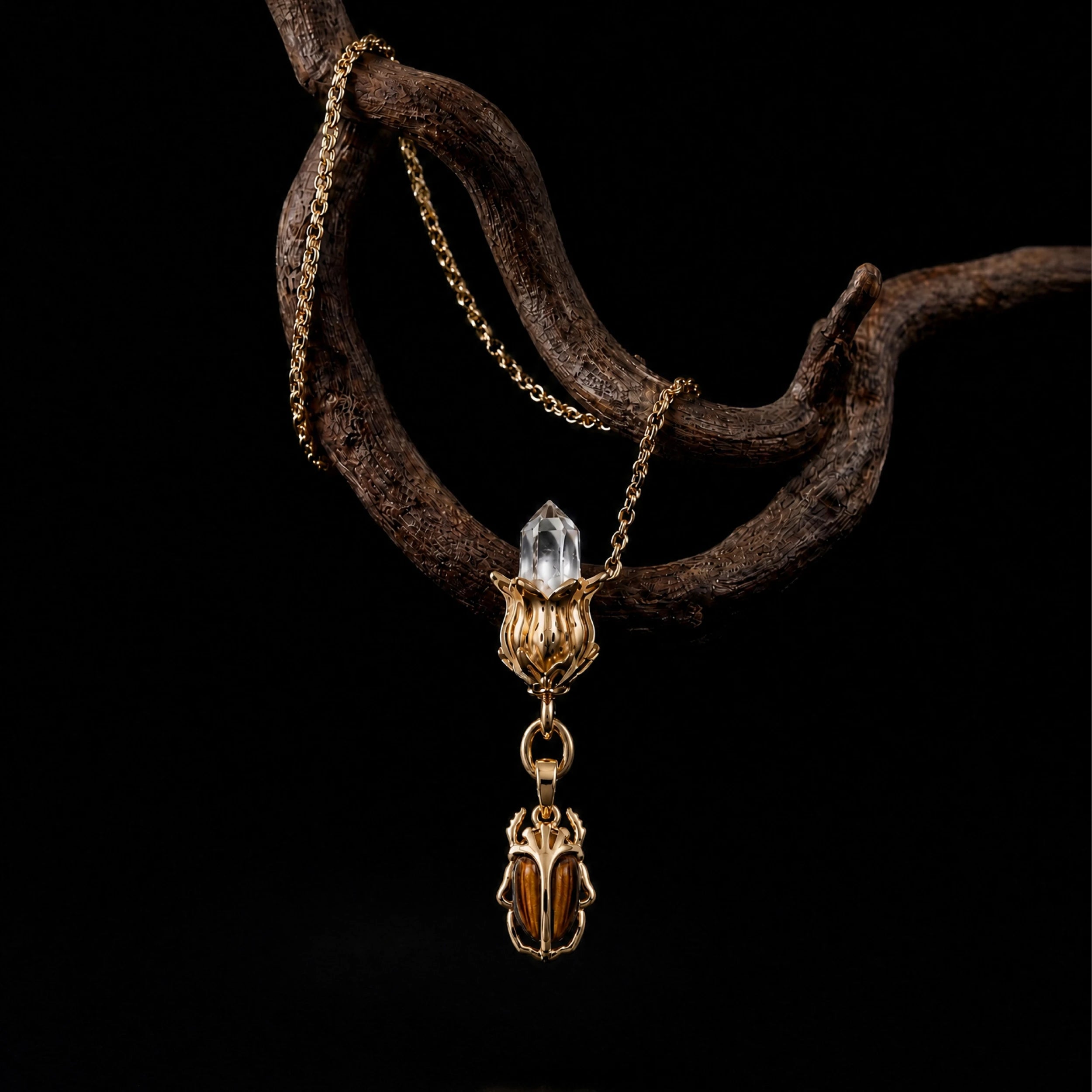 Awe Inspired Necklaces Belladonna Crystal Collector Necklace
