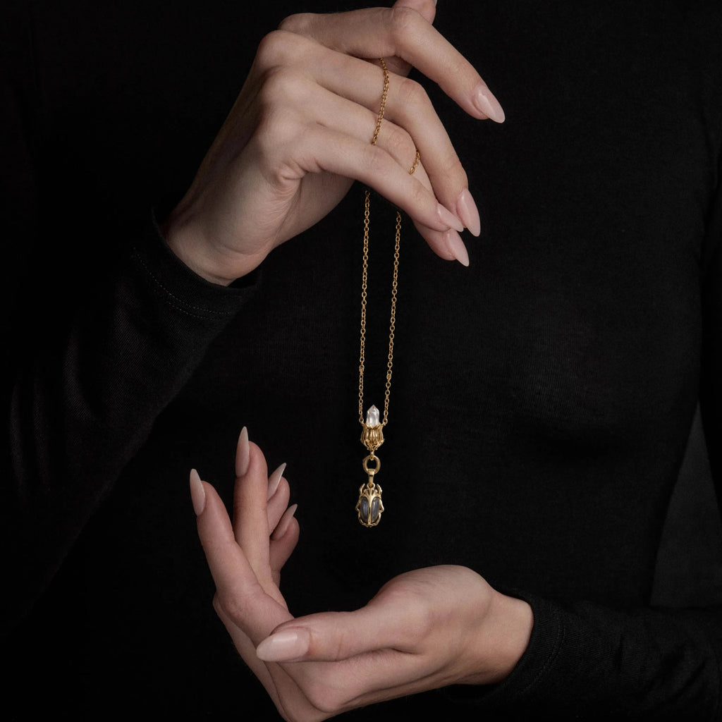 Awe Inspired Necklaces Belladonna Crystal Collector Necklace