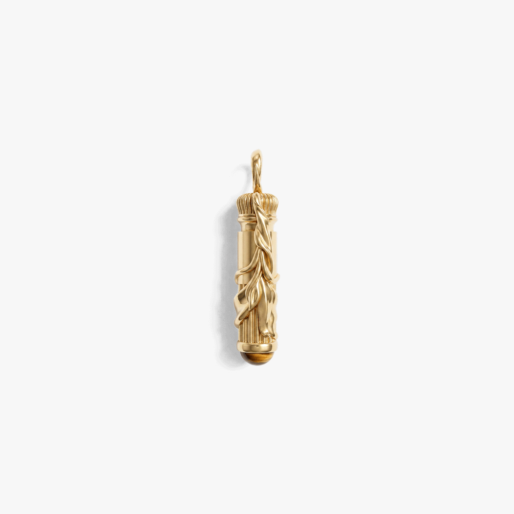 Awe Inspired Pendants 14K Gold Vermeil Belladonna Potion Vial Pendant