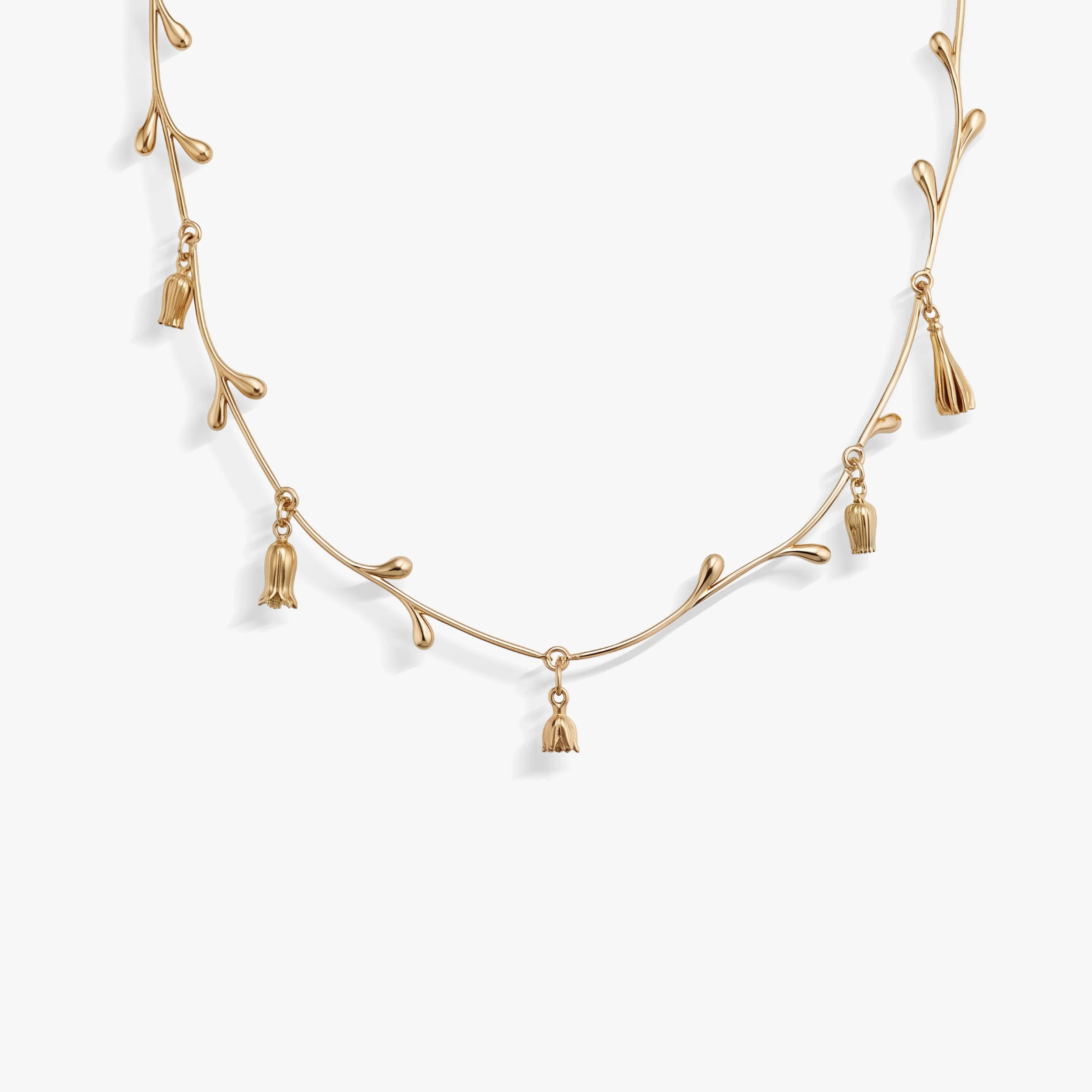 Awe Inspired Necklaces 14K Gold Vermeil Belladonna Bloom Necklace