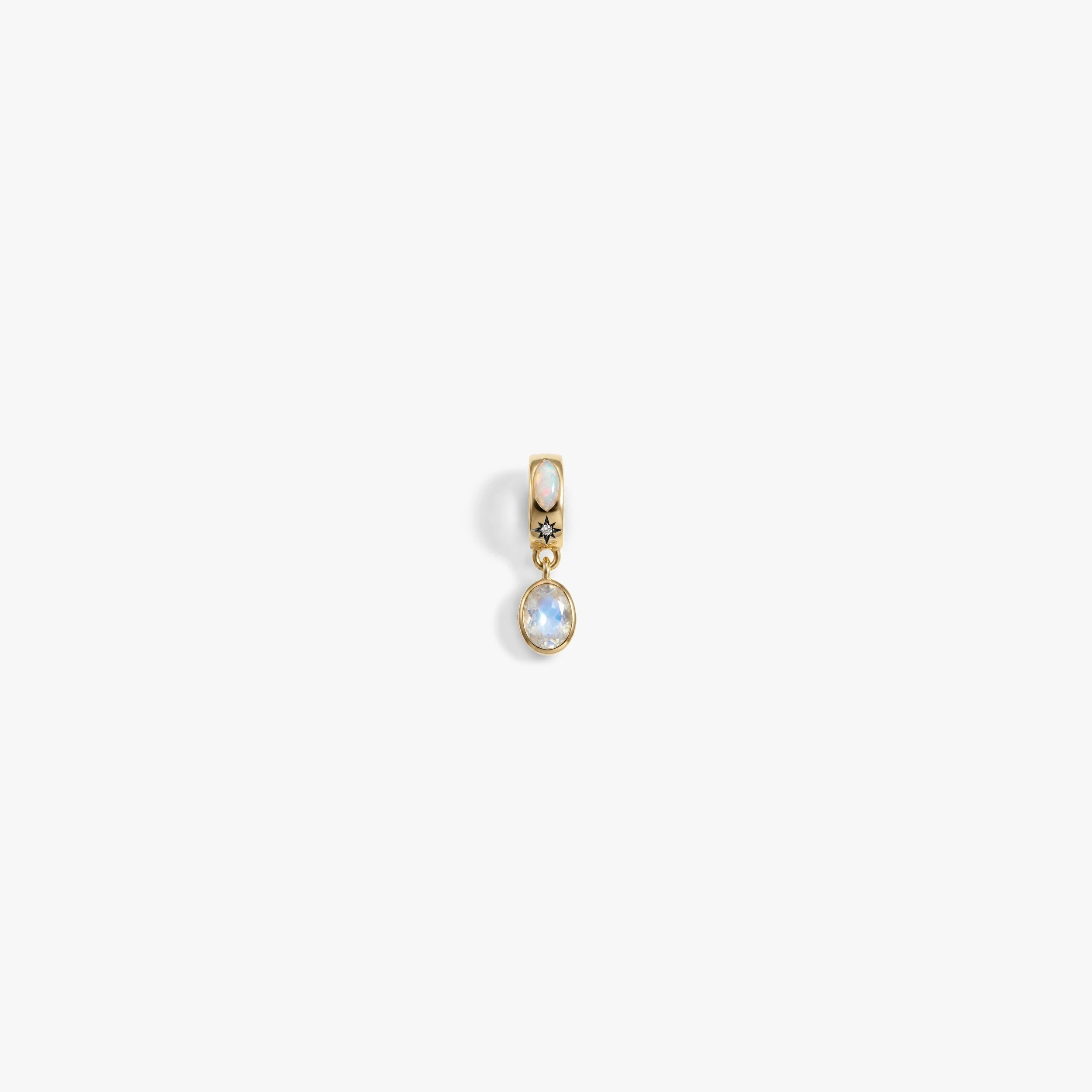 Awe Inspired Pendants 14K Gold Vermeil / Ethereal Aura Slider Bead