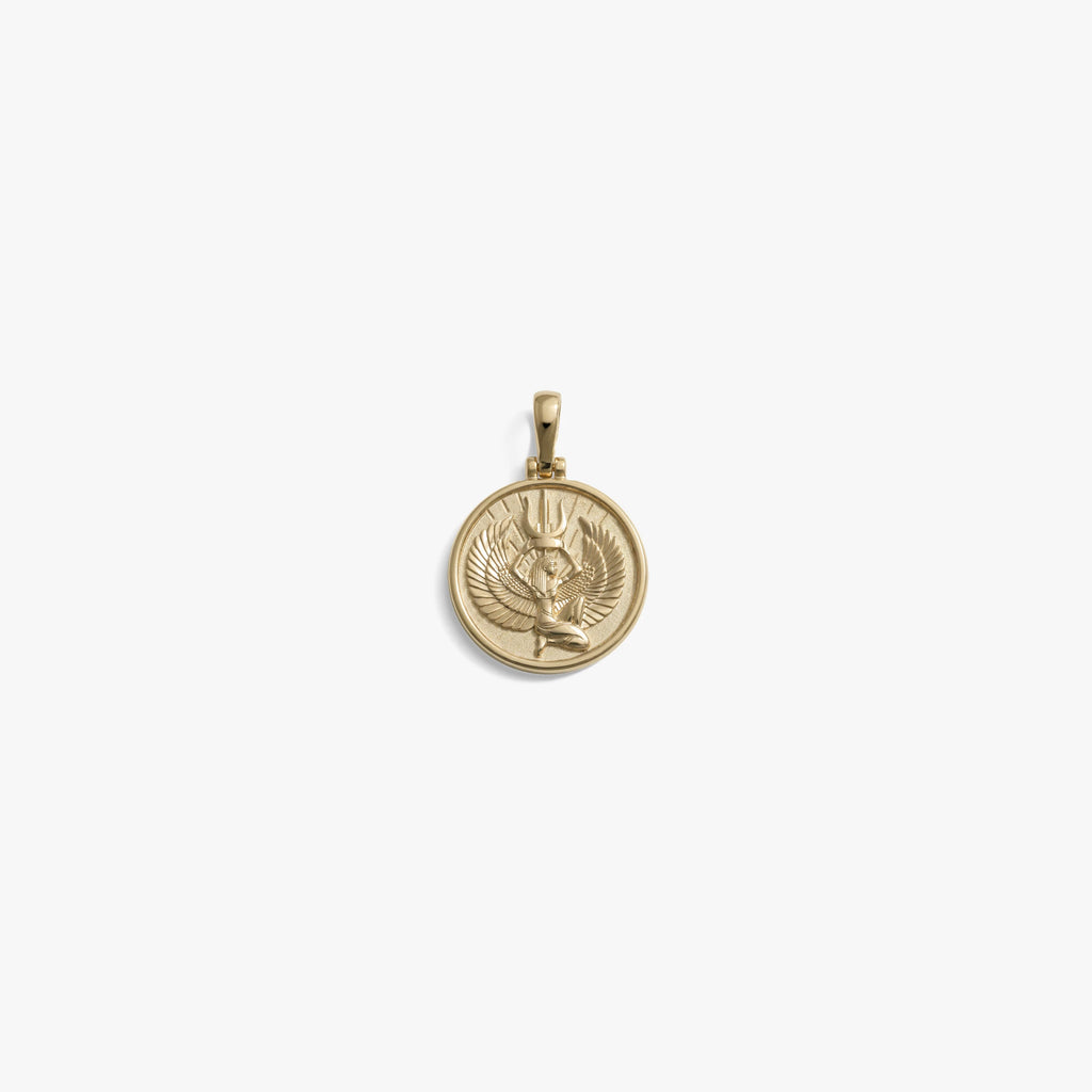 Awe Inspired Pendants 14K Gold Vermeil / Isis Mini Goddess Pendant
