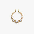 Awe Inspired Pendants 14K Gold Vermeil Triple Moon Halo