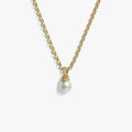 Awe Inspired Necklaces 14K Gold Vermeil / 16'' - 18'' Adorned Pearl Necklace
