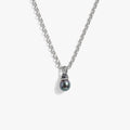 Awe Inspired Necklaces 925 Sterling Silver / 16'' - 18'' Adorned Pearl Necklace