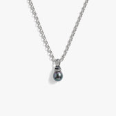 Awe Inspired Necklaces 925 Sterling Silver / 16'' - 18'' Adorned Pearl Necklace