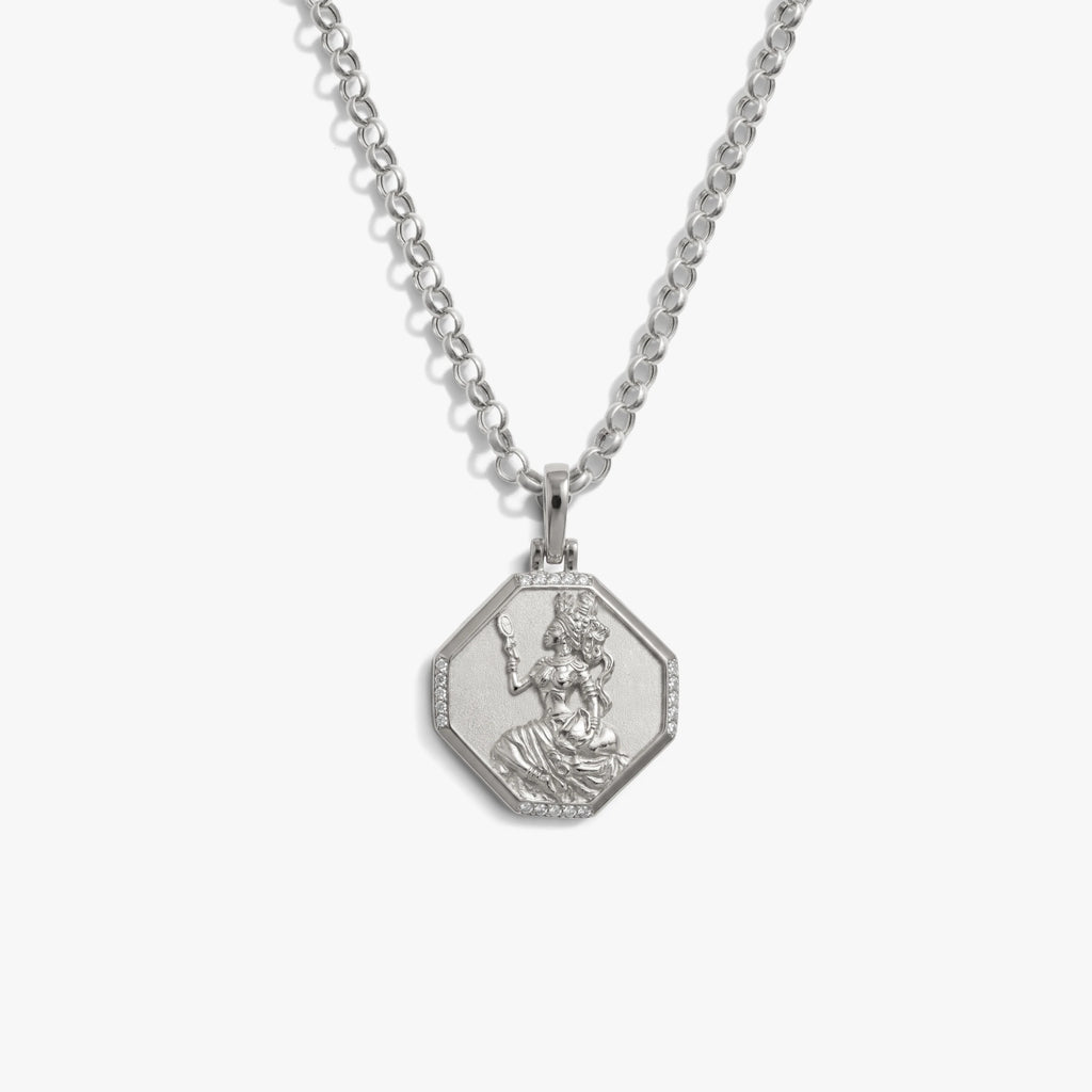 Awe Inspired Necklaces 925 Sterling Silver / 16'' - 18'' Oshun Goddess Necklace