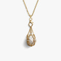 Awe Inspired Necklaces 14K Gold Vermeil / 16'' - 18'' Wishing Stone Necklace
