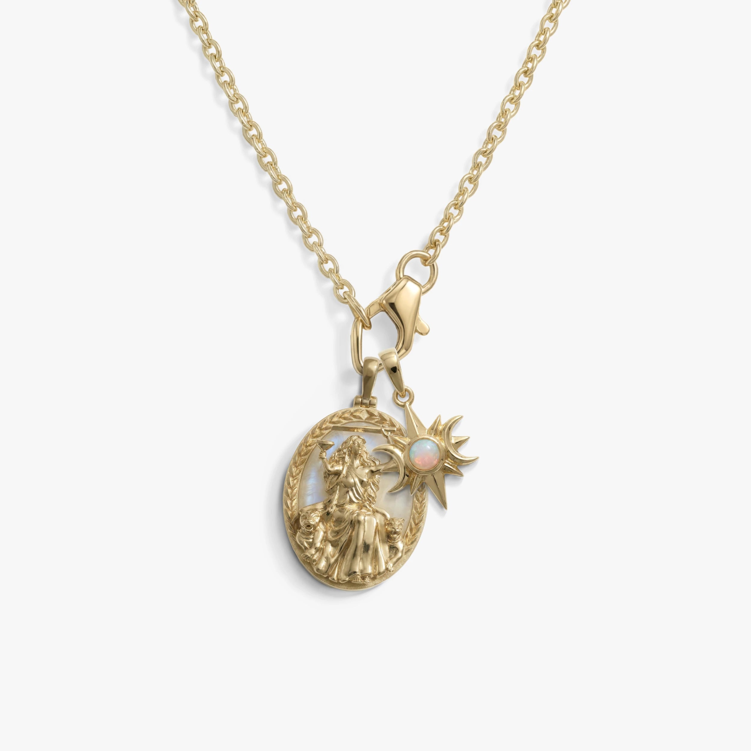 Awe Inspired Necklaces 14K Gold Vermeil The Sorceress Charm Necklace