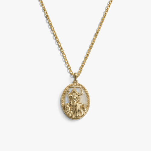 Awe Inspired Necklaces 14K Gold Vermeil / 2.1mm French Cable Chain / 16'' - 18'' Circe Necklace