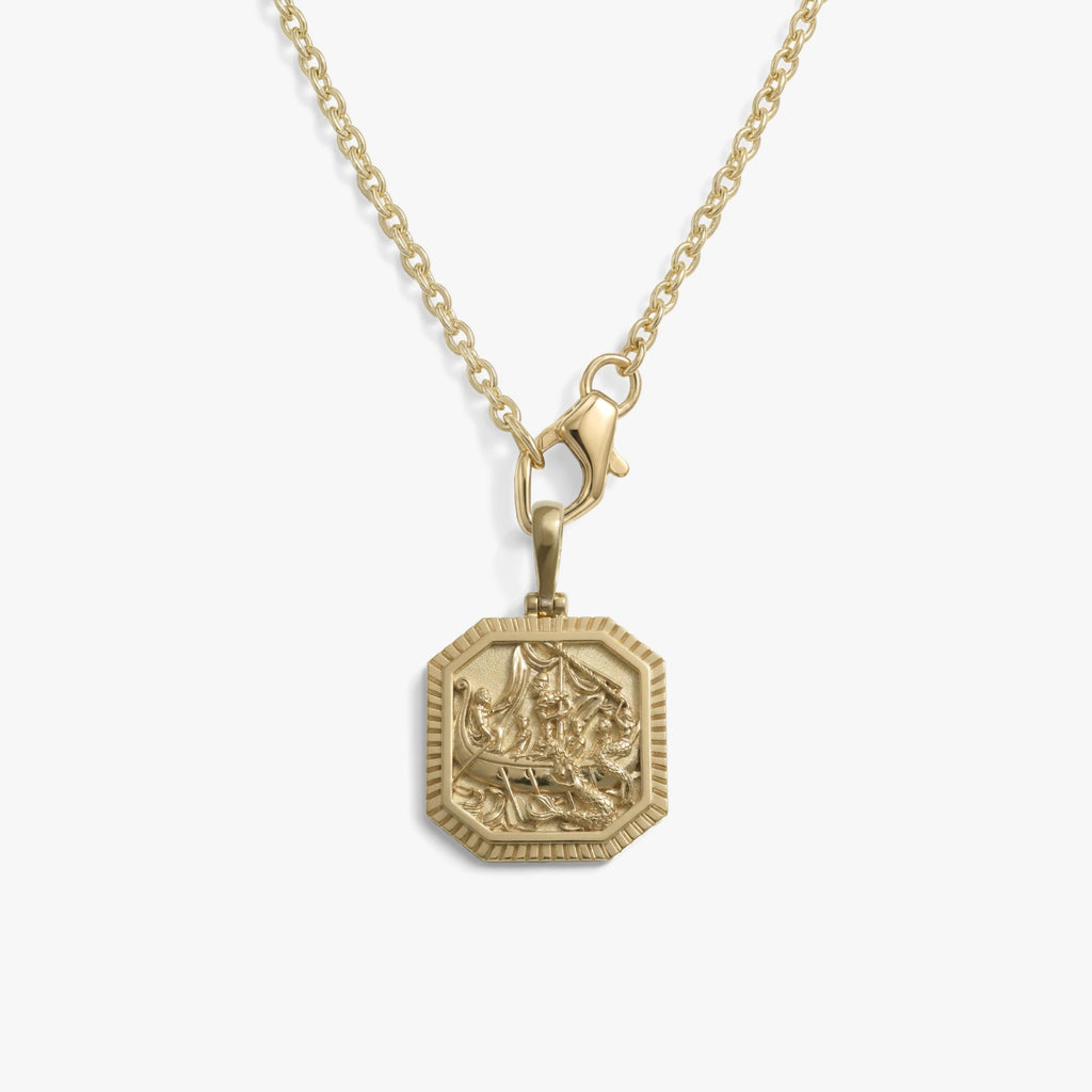 Awe Inspired Necklaces 14K Gold Vermeil Odysseus & The Sirens Necklace