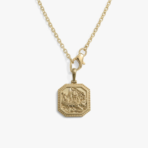 Awe Inspired Necklaces 14K Gold Vermeil Odysseus & The Sirens Necklace