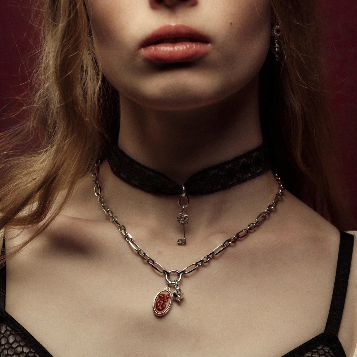 Awe Inspired Pendants Mini Pomegranate Charm