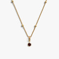 Awe Inspired Necklaces 14K Gold Vermeil / Earthly / 16'' - 18'' Aura Slider Bead Necklace