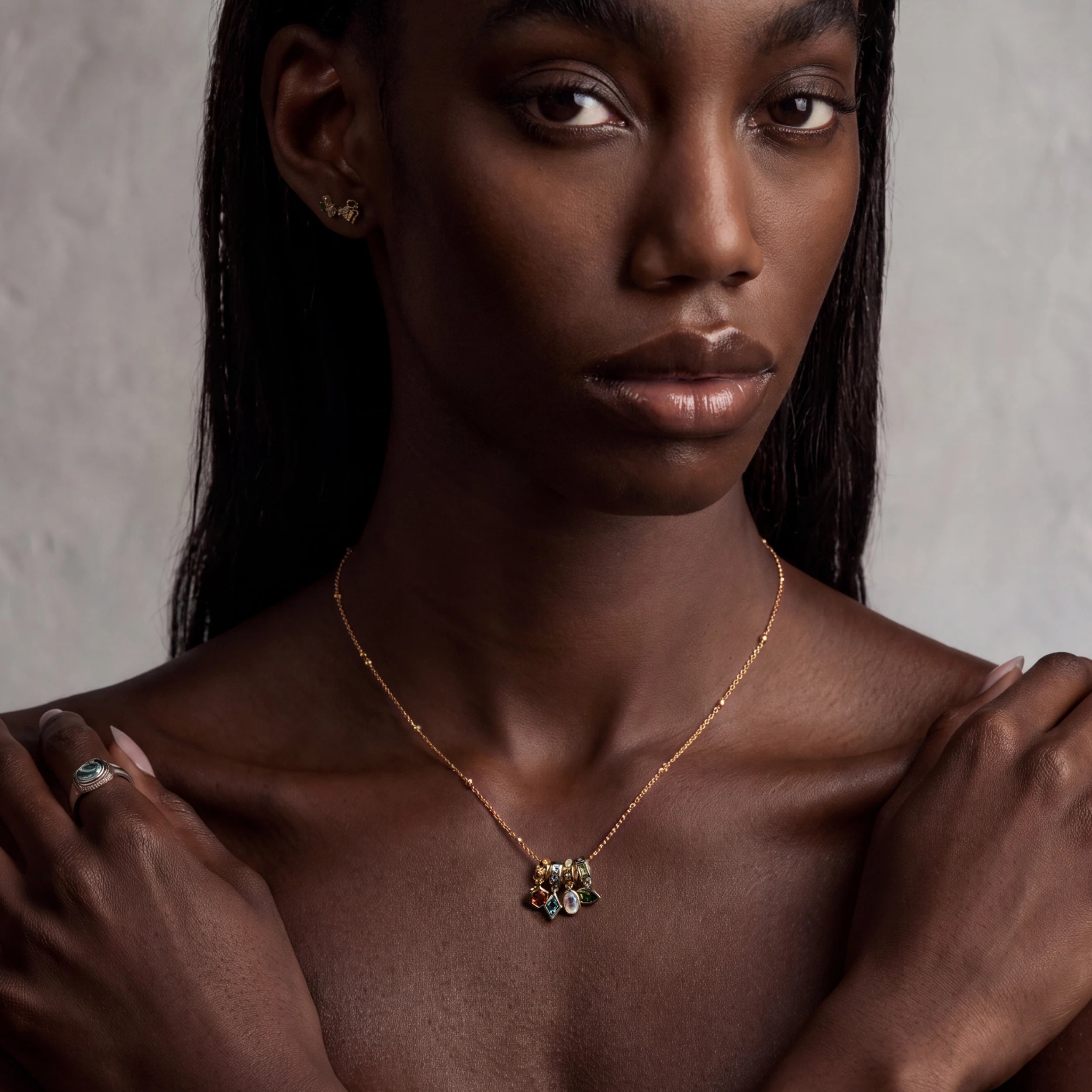 Awe Inspired Necklaces Aura Slider Bead Necklace