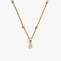 Awe Inspired Necklaces 14K Gold Vermeil / Ethereal / 16'' - 18'' Aura Slider Bead Necklace