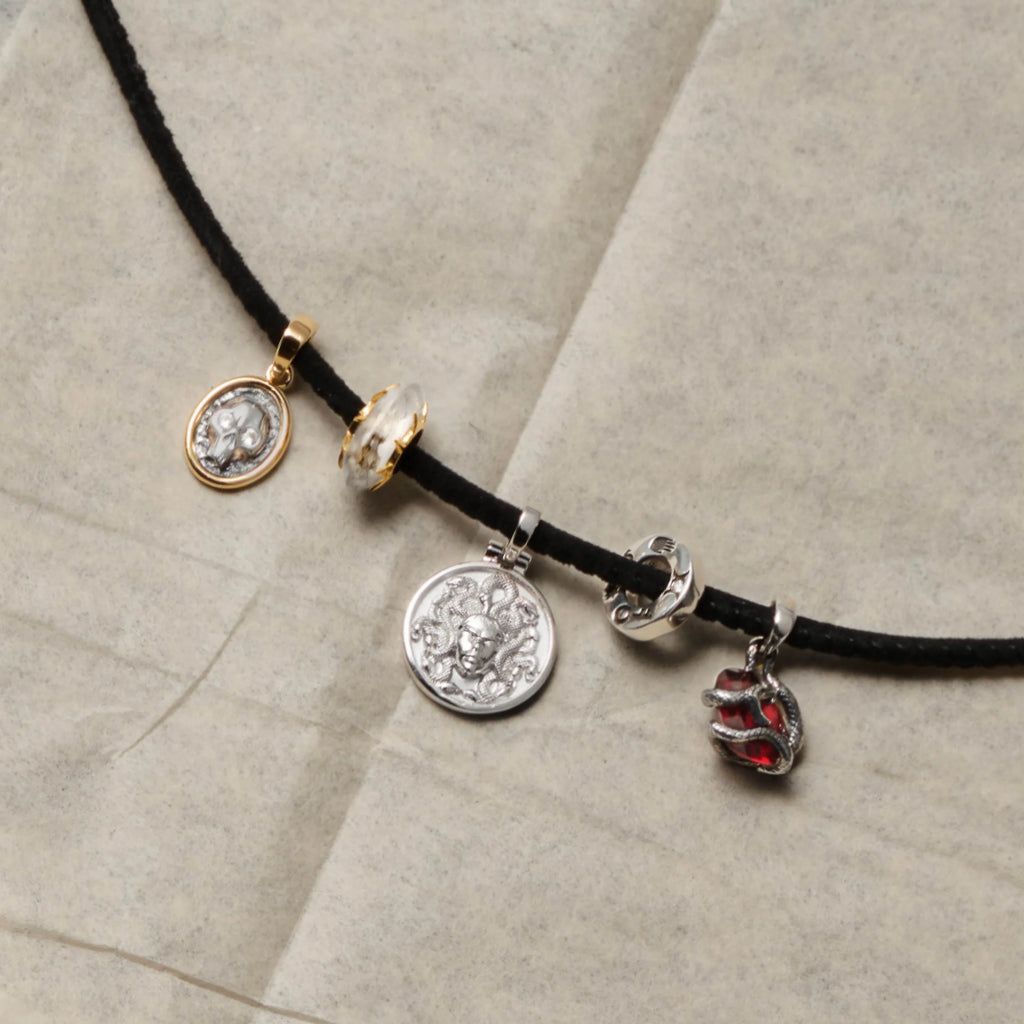 Memento Mori Two-Toned Charm