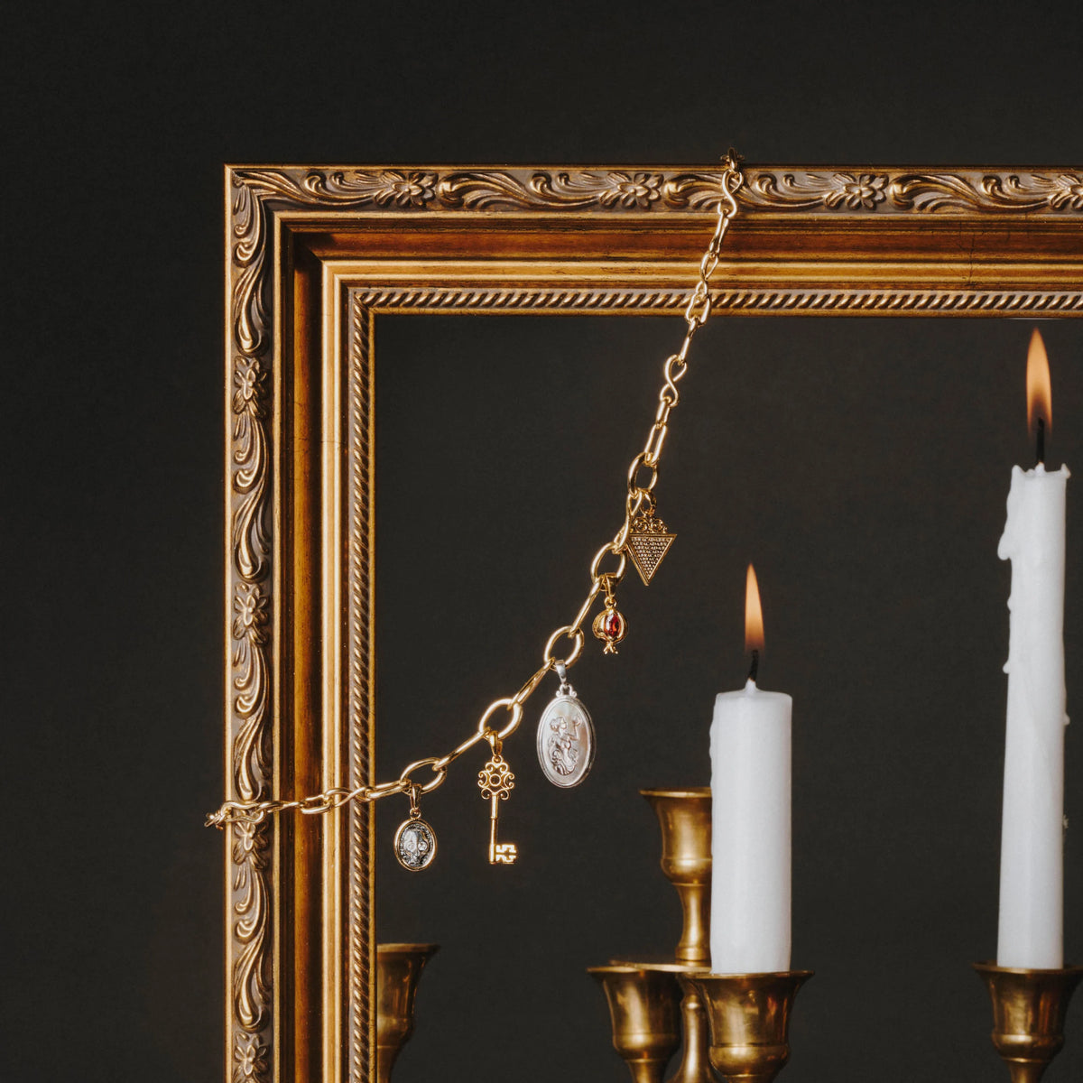 Memento Mori Two-Toned Charm