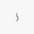 Awe Inspired Pendants 14K Gold Vermeil Waxing Crescent Charm