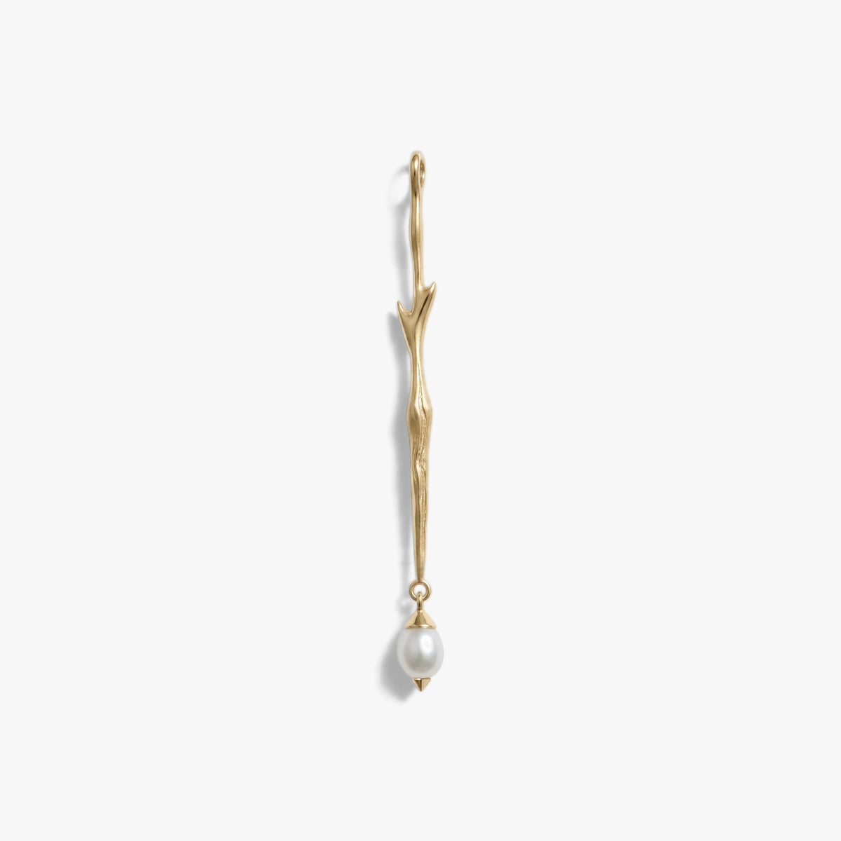 Awe Inspired Pendants 14K Gold Vermeil Thorned Pearl Pendant