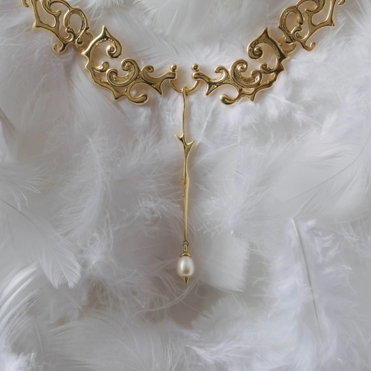 Awe Inspired Pendants Thorned Pearl Pendant