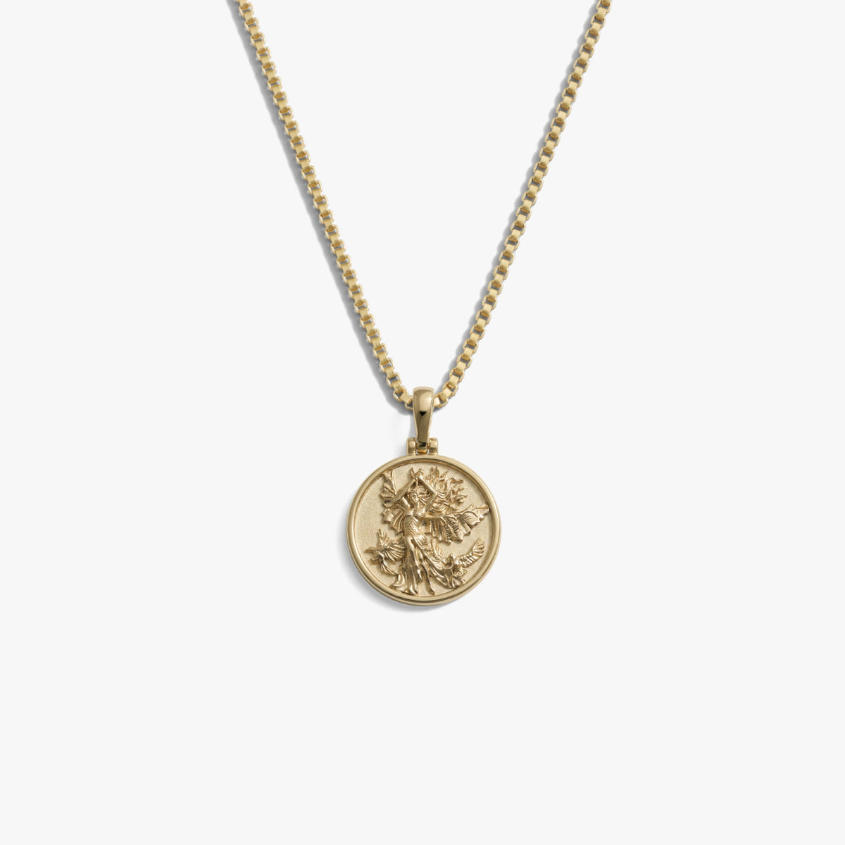 Awe Inspired Necklaces 14K Gold Vermeil / The Morrigan / 16'' - 18'' Mini Goddess Necklace