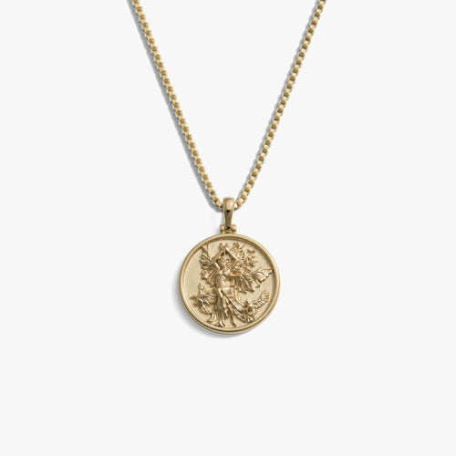 Awe Inspired Necklaces 14K Gold Vermeil / The Morrigan / 16'' - 18'' Goddess Necklace