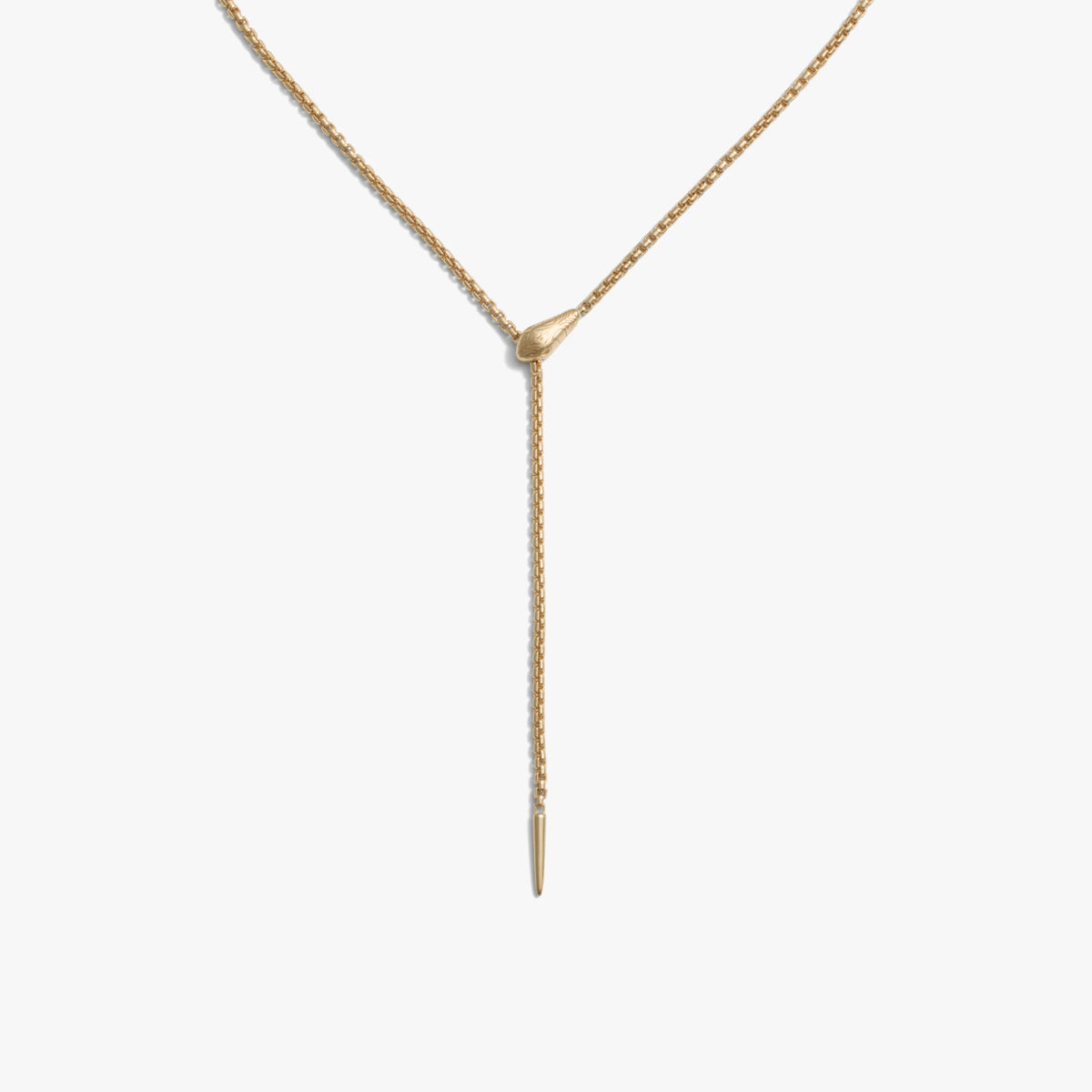 Awe Inspired Necklaces 14K Gold Vermeil Delicate Snake Lariat