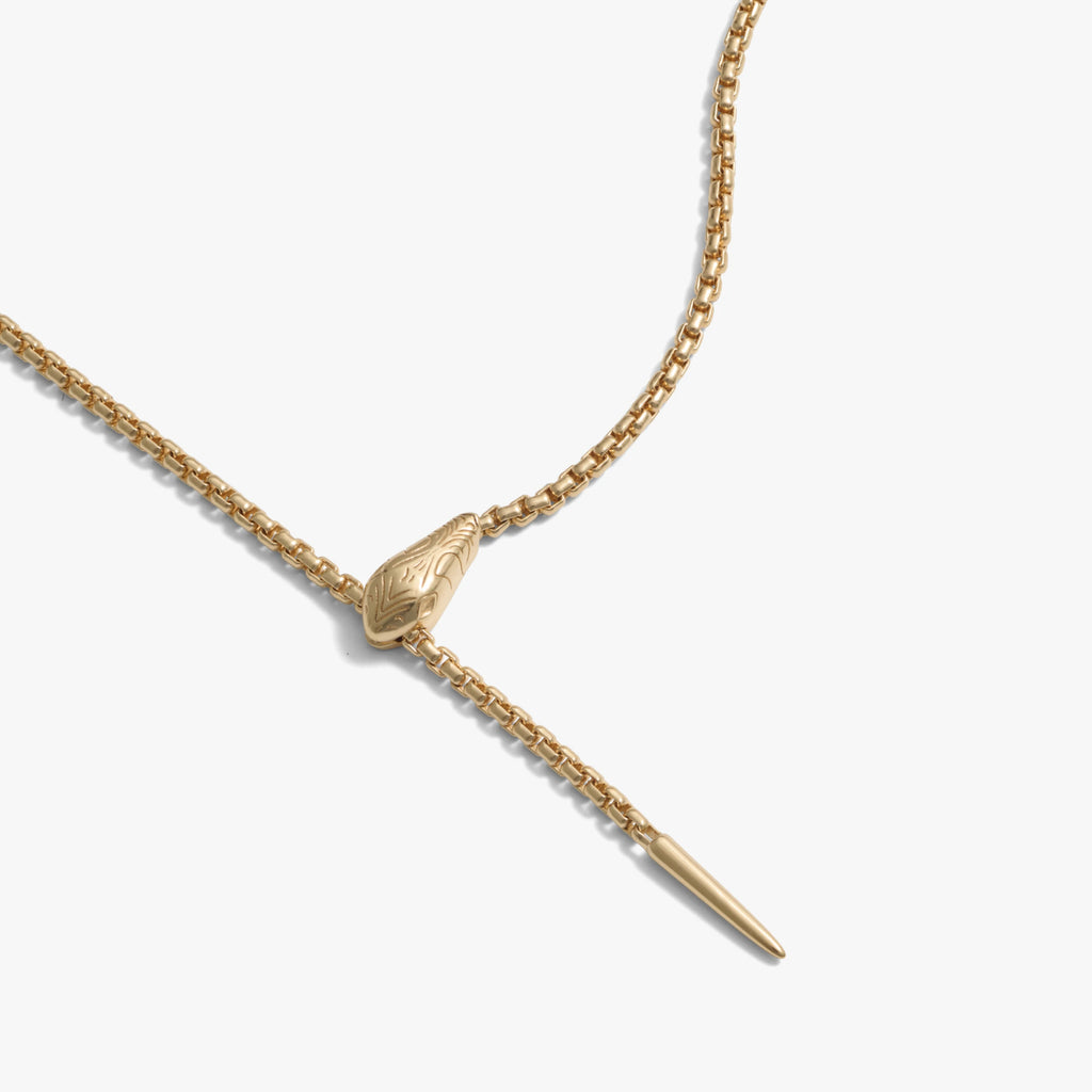 Awe Inspired Necklaces Delicate Snake Lariat