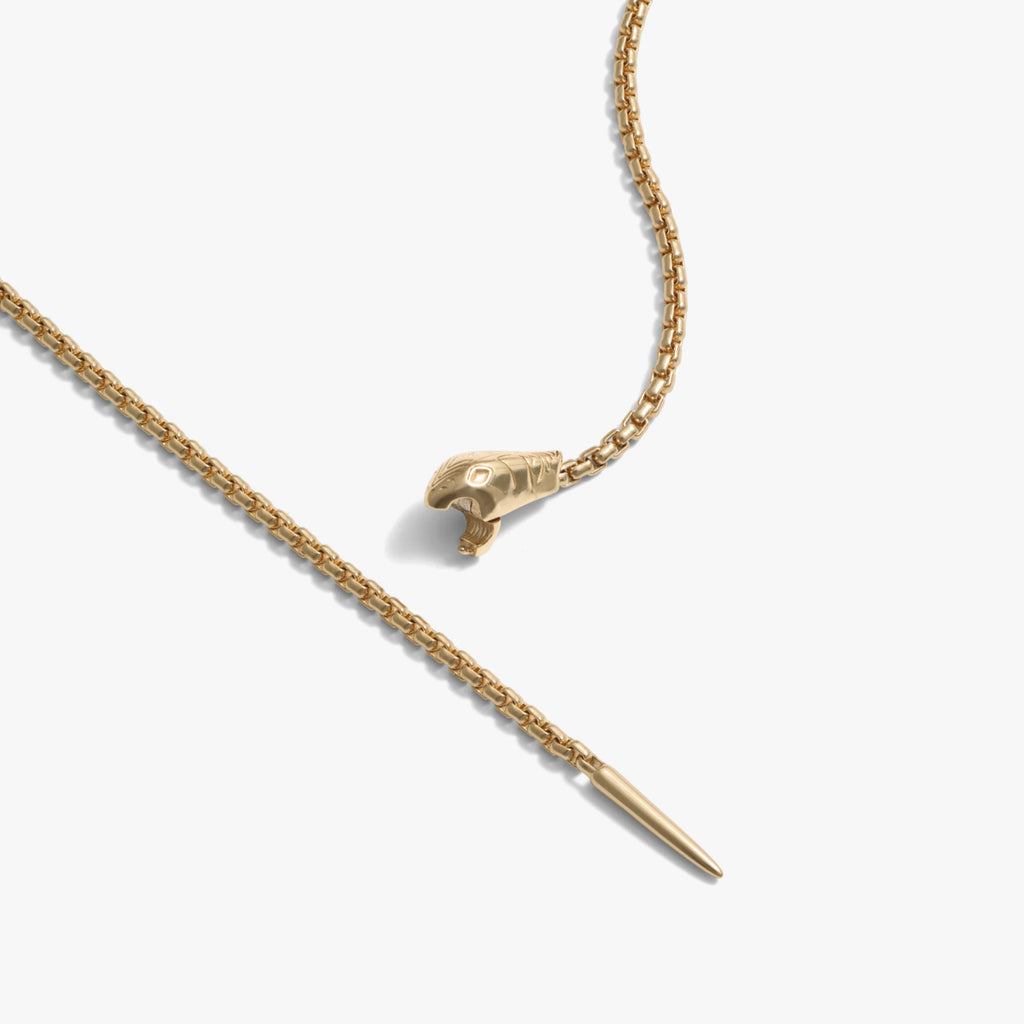 Awe Inspired Necklaces Delicate Snake Lariat