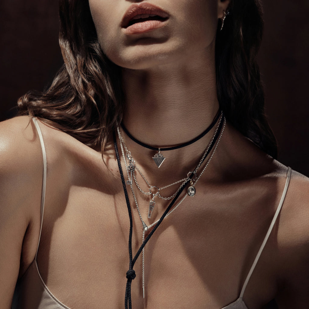 Awe Inspired Necklaces Delicate Snake Lariat