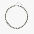 Awe Inspired Necklaces 925 Sterling Silver / Green Pearl Damselfly Caged Pearl Necklace
