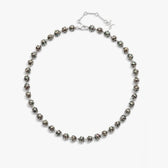 Awe Inspired Necklaces 925 Sterling Silver / Green Pearl Damselfly Caged Pearl Necklace