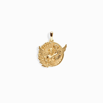 An Awe Inspired Nike Pendant with an eagle on it.