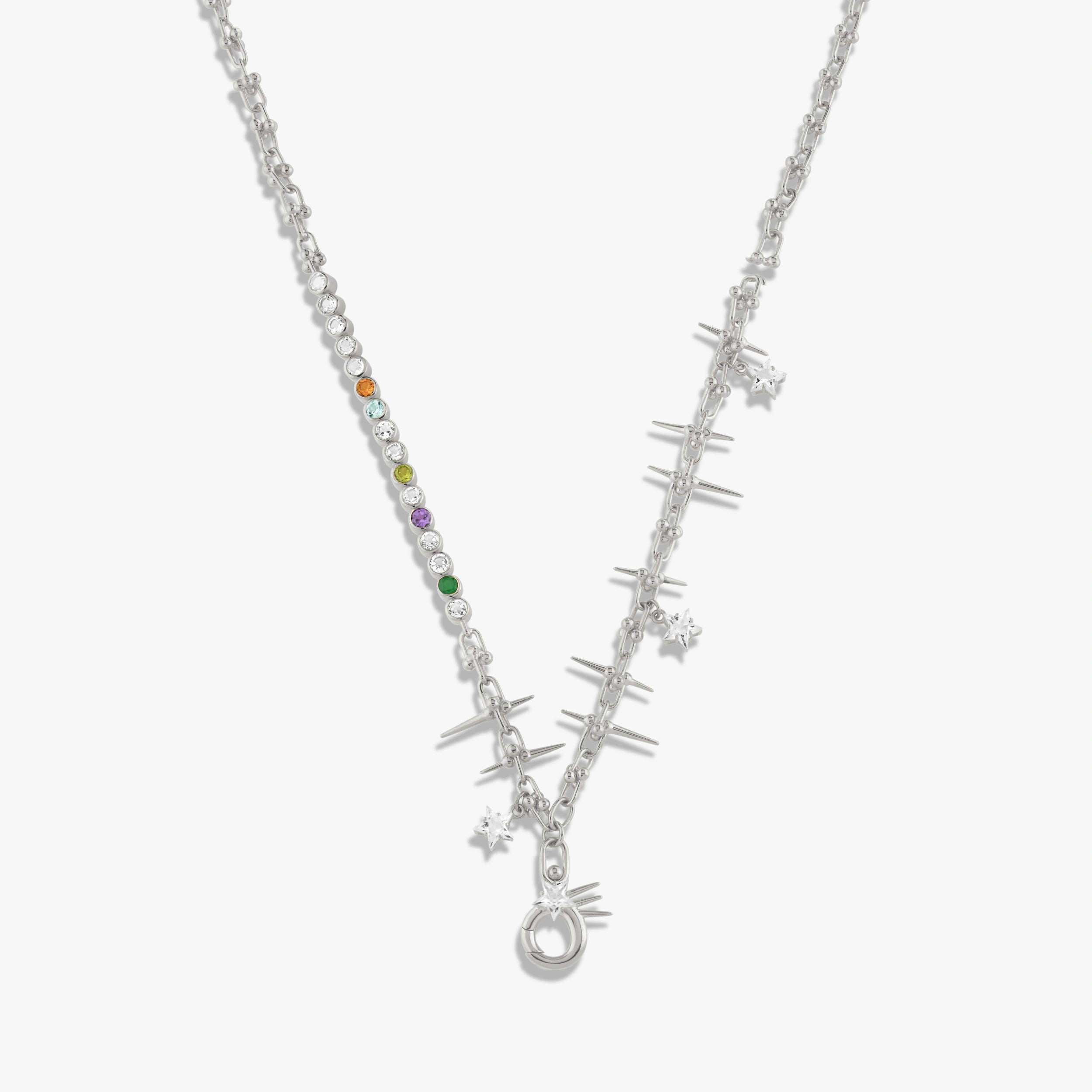 Awe Inspired Necklaces 925 Sterling Silver Long Nova Necklace
