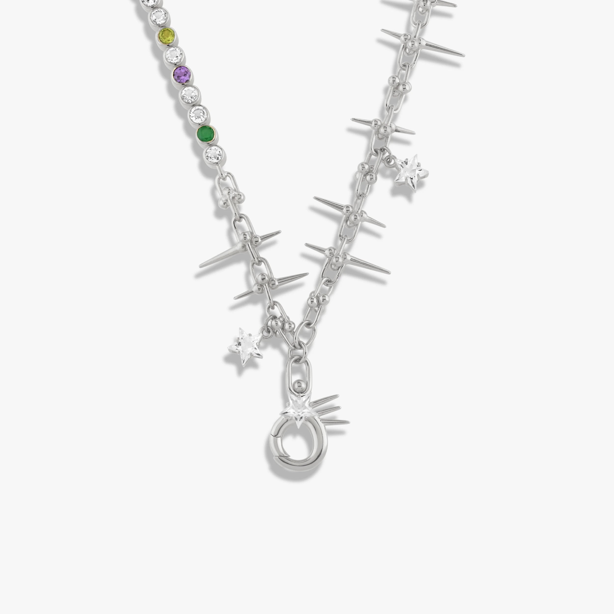 Awe Inspired Necklaces 925 Sterling Silver Nova Charm Necklace