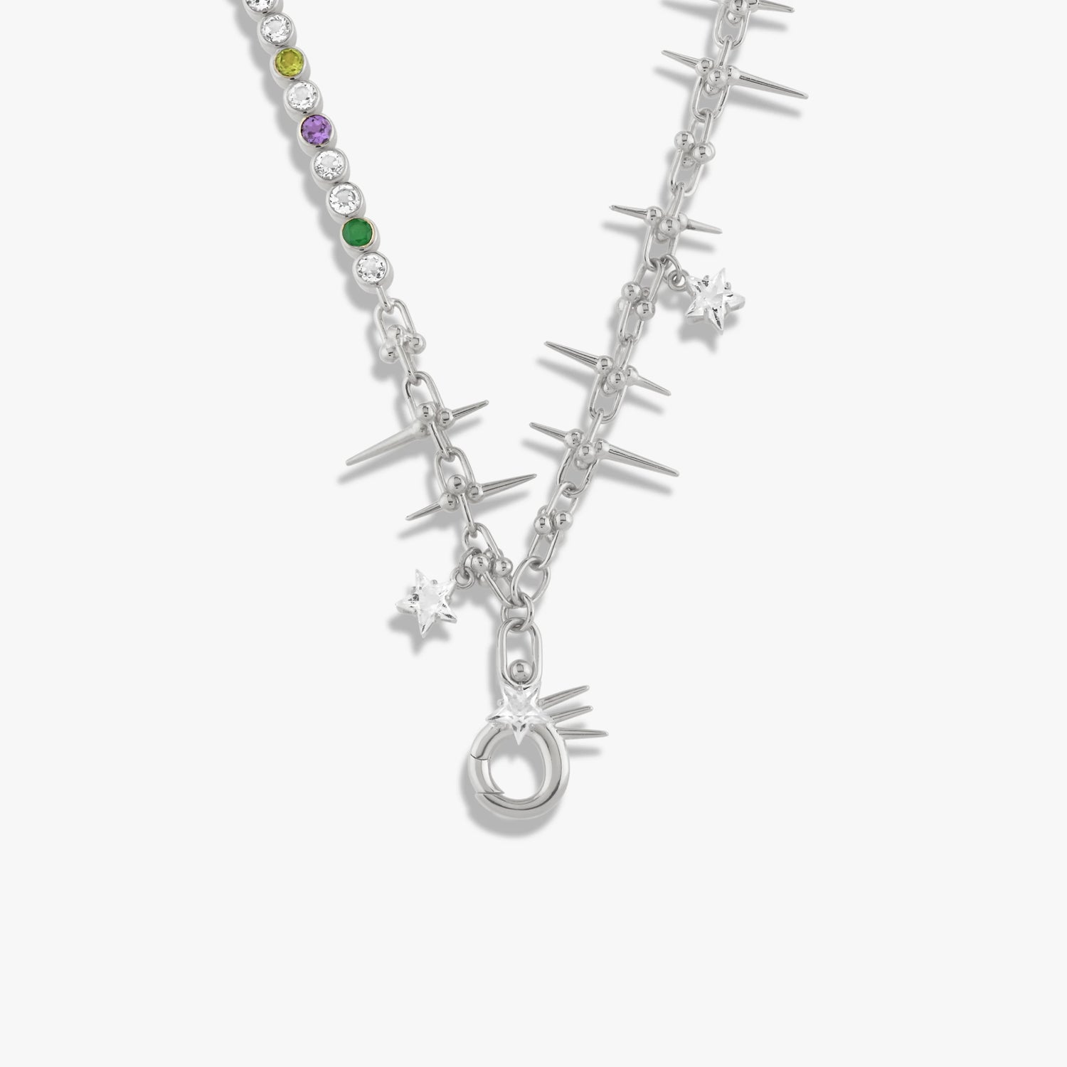 Awe Inspired Necklaces 925 Sterling Silver Nova Charm Necklace
