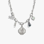 Awe Inspired Necklaces 925 Sterling Silver The Enchantress Statement Charm Necklace