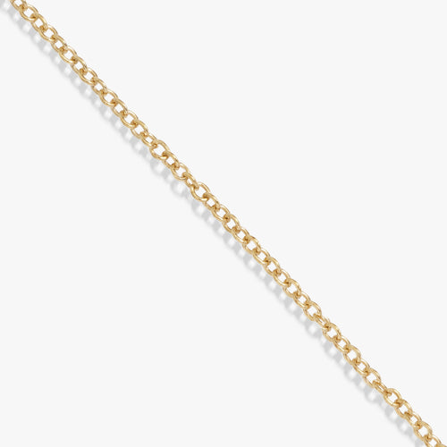 Awe Inspired Necklaces 14K Yellow Gold Vermeil / 16-18'' Oval Cable Chain