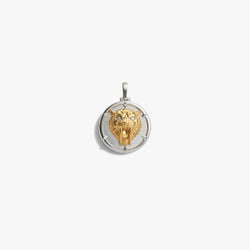Awe Inspired  Pendants Sapphire Saber-Toothed Cat Pendant