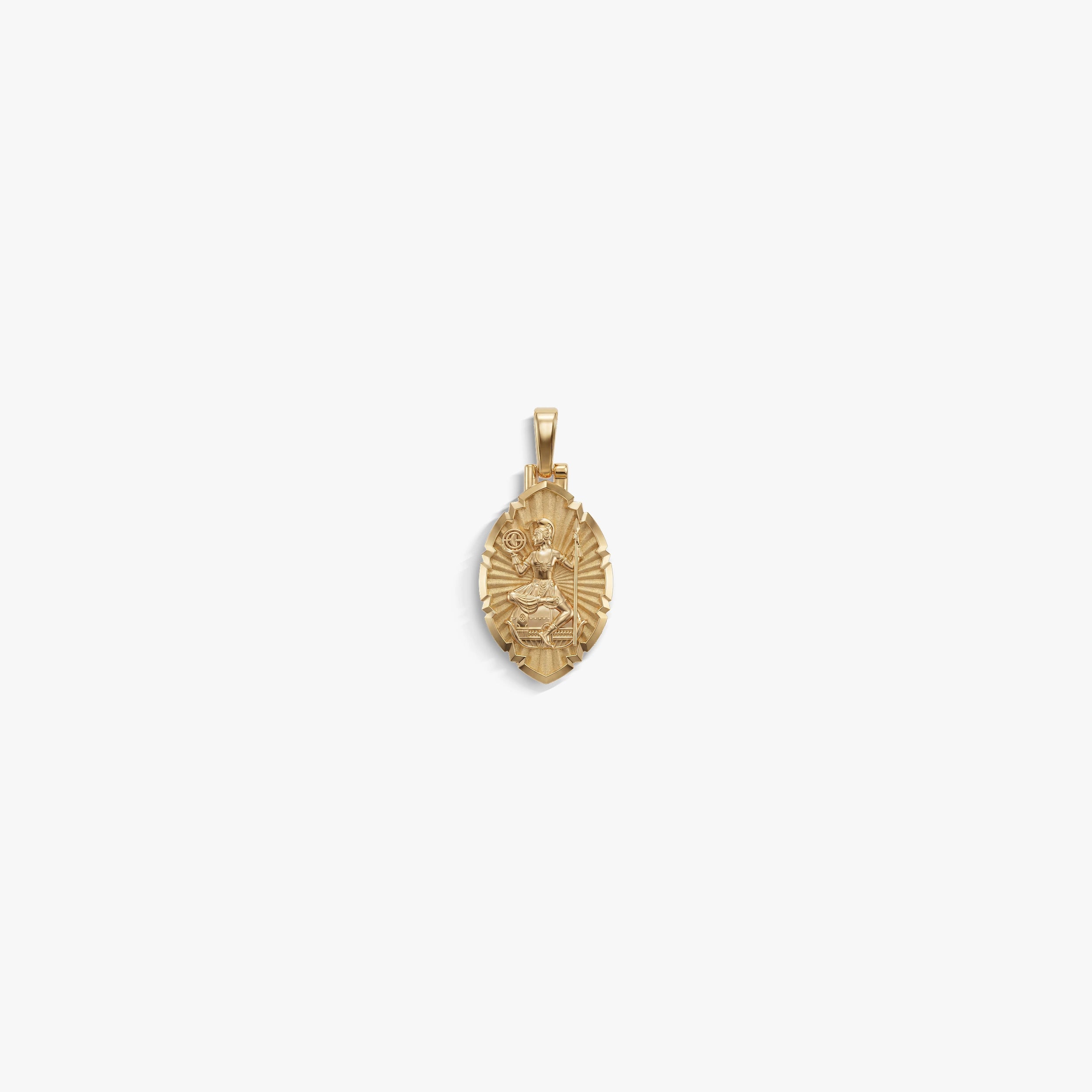 Awe Inspired Pendants 14K Gold Vermeil Calafia Goddess Pendant