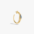 Awe Inspired  Earrings Prism Oval Hoops