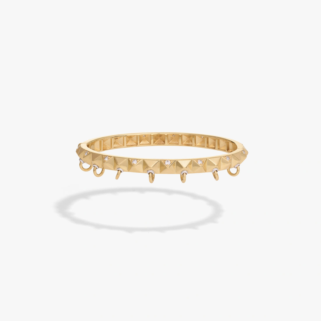 Sapphire Armor Hinge Cuff